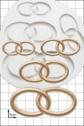 'Wedding Rings' Silicone Mould